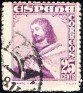 Spain 1948 Characters 25 CTS Purple Edifil 1033. Uploaded by Mike-Bell